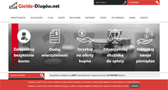 Desktop Screenshot of gielda-dlugow.net